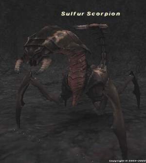 Sulfur Scorpion Picture