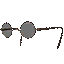Dated Weathered Spectacles (Black)