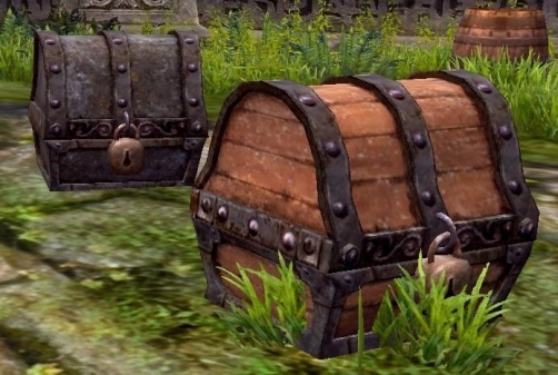 Wooden and Metal Treasure Chests