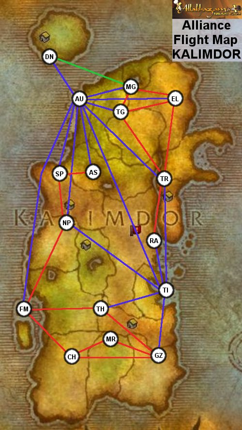 30 Classic Wow Flight Path Map Maps Database Source