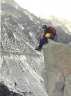 Thumbnail of top of main falls / Ice Climbing Lee Vining Canyon