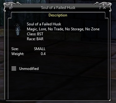 Soul of a Failed Husk