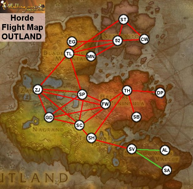 World+of+warcraft+map+outland