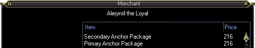 Primary &amp; Secondary Anchor Packages