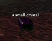 a small crystal