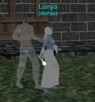 Who is that headless mystery man behind Lunya?