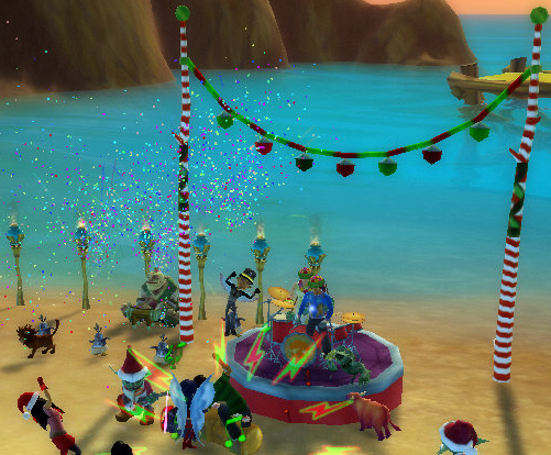 A Winter Party held in Seaside