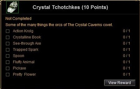 crystal tchotchkes