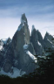 Thumbnail of Cerro Torre, Chile / Route up left side of sunlit face