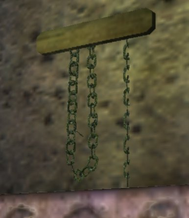 Shackles on the wall