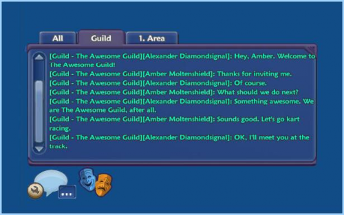 Creating a guild - chat