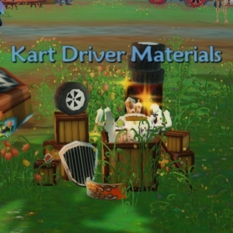 Kart Driver Materials spawn
