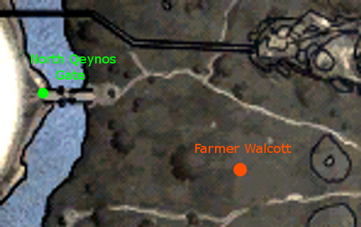 Map location of Farmer Walcott
