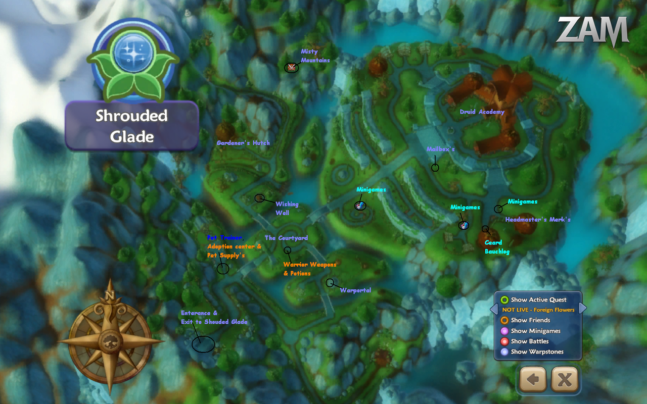 Shrouded Glade map by LadyParker