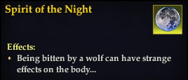 Werewolf Effect from being bitten