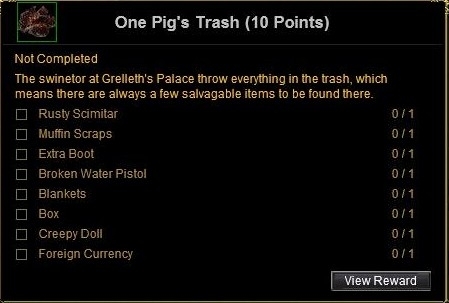 one pig&#39;s trash