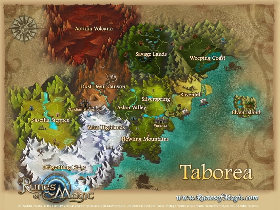 Chapter II Workd Map showing the new zones