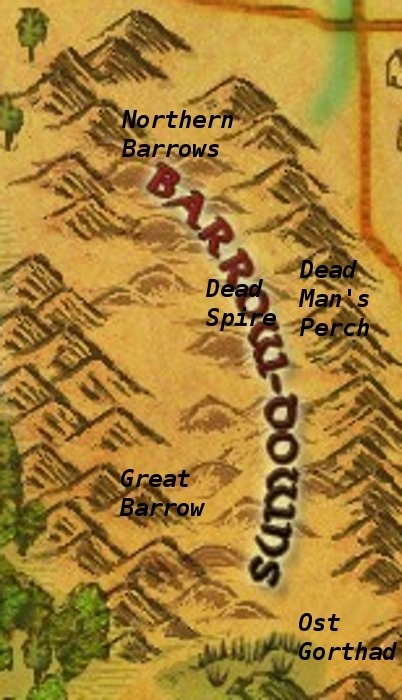 Barrow-downs Locations