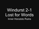 Windurst 2-1 Lost for Words