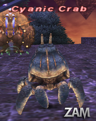 Cyanic Crab :: Bestiary :: Final Fantasy XI :: ZAM