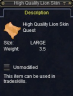 Thumbnail of High Quality Lion Skin item window 2017