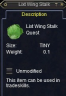 Thumbnail of Lixt Wing Stalk item window 2017