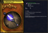 Thumbnail of Legends of Norrath loot card + in-game text