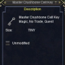 Thumbnail of Master Crushbone Cell Key item window 2016