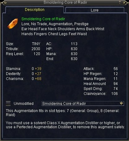 Smoldering Core of Radir :: Items :: EverQuest :: ZAM