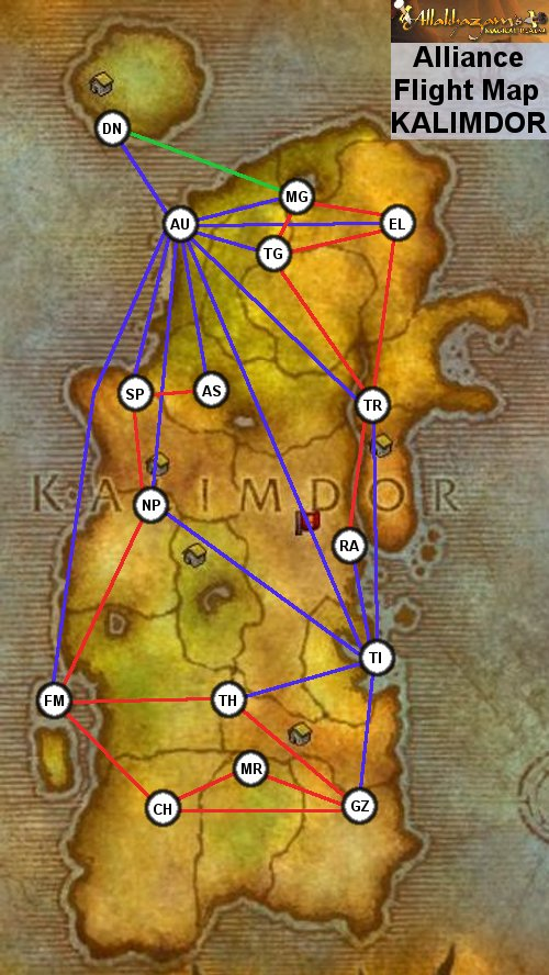 Kalimdor Map