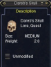 Thumbnail of Dareb's Skull item window 2017