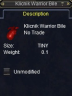 Thumbnail of Klicnik Warrior Bile item window 2017