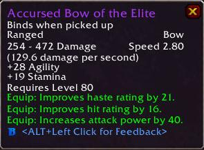 Accursed Bow of the Elite