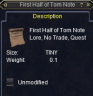 Thumbnail of First Half of Torn Note item window 2017