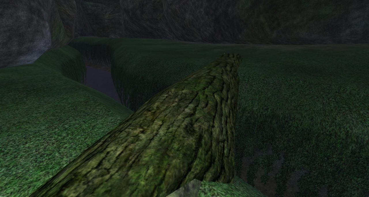 Move across this log bridge for the update