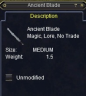 Thumbnail of Ancient Blade Item Window 2017