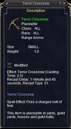 everquest repeating crossbow