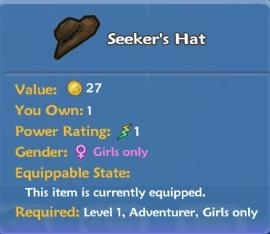 Seeker&#39;s Hat