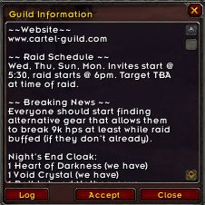 Guild Information