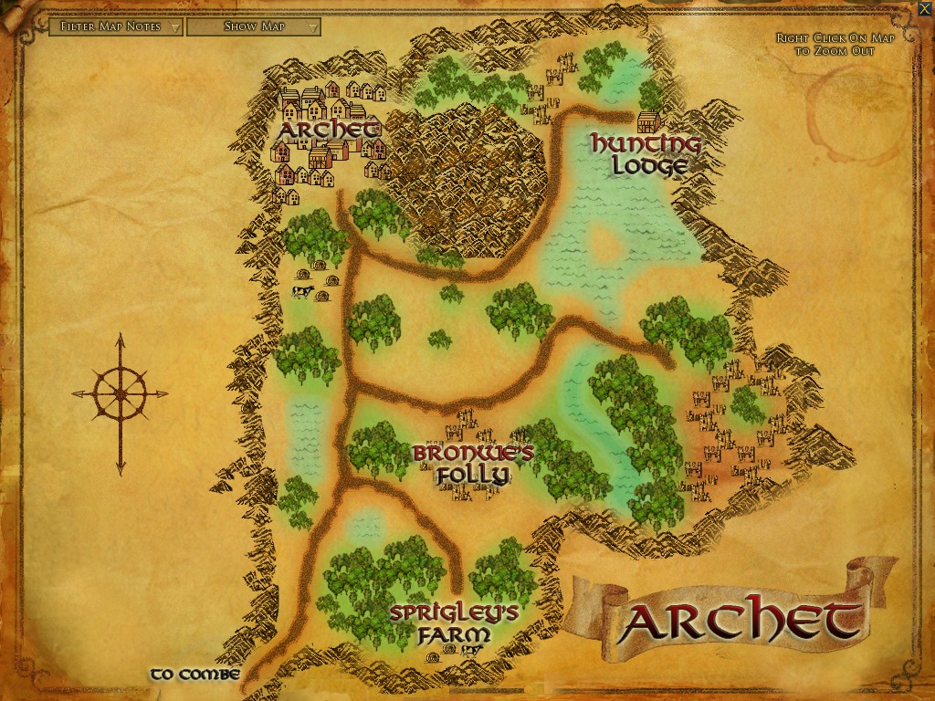 Archet :: Maps :: Lord of the Rings Online :: ZAM