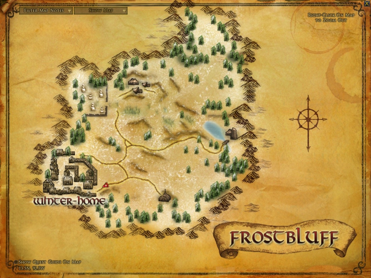 quest for glory 4 map