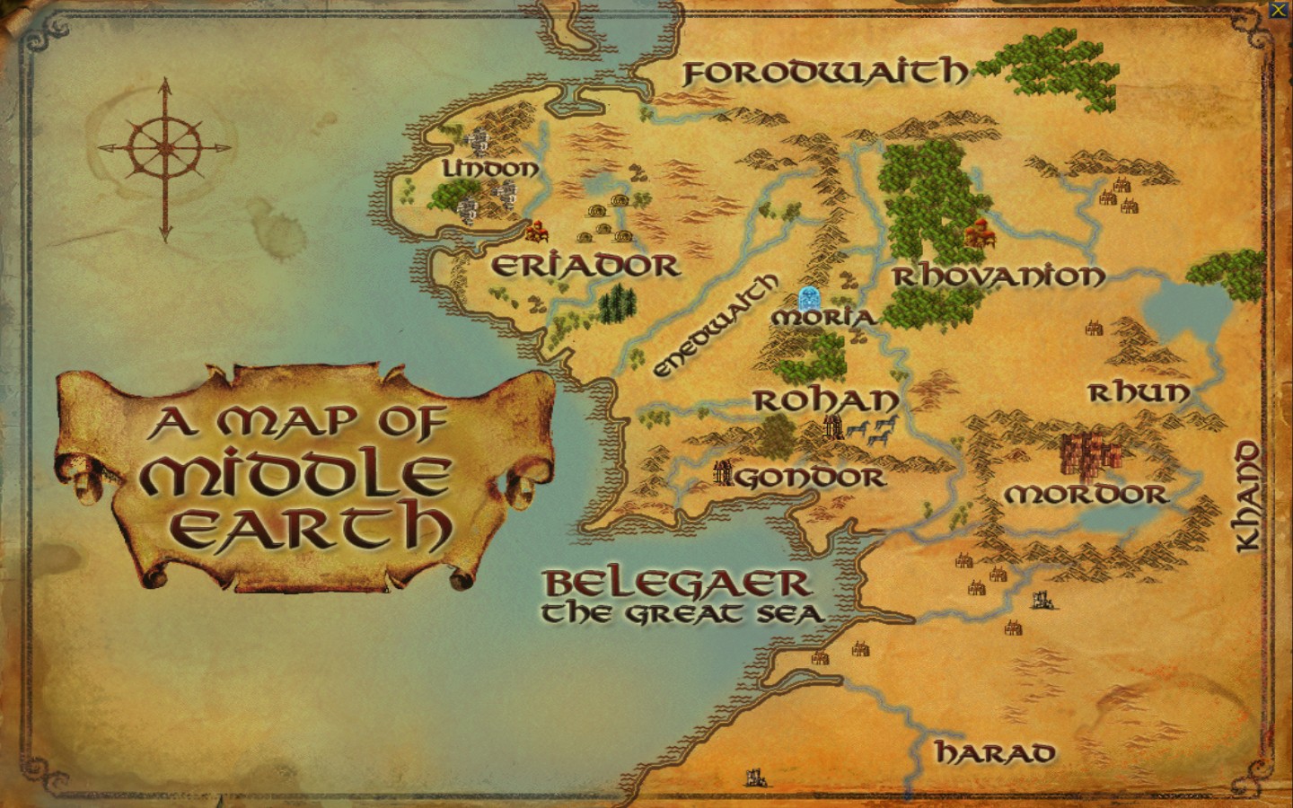 map of moria lord of rings online