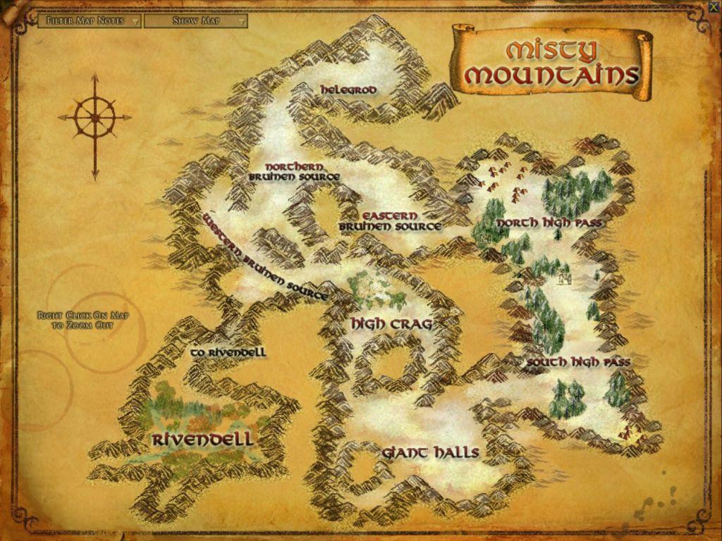 Instructions in the Map :: Quests :: Lord of the Rings Online :: ZAM