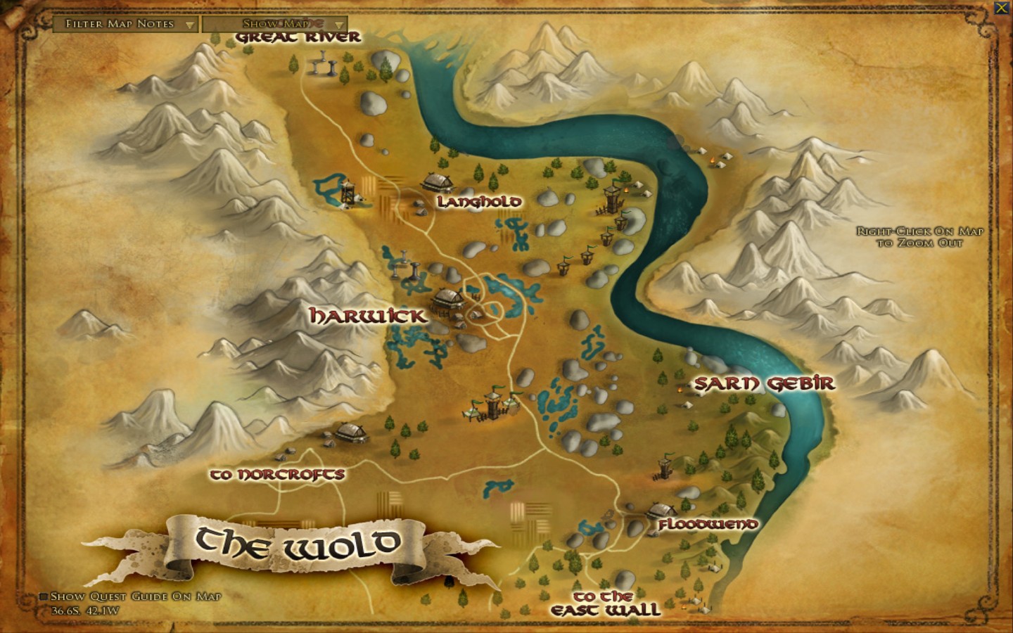 Instructions in the Map :: Quests :: Lord of the Rings Online :: ZAM